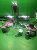 Tuning Zylinder Set 1Ring Kolben 4 Kanal Kopf Simson KR51/1 Star 45,00mm 63ccm 1Ring Kolben Megu Vergaser+ Auspuff 32